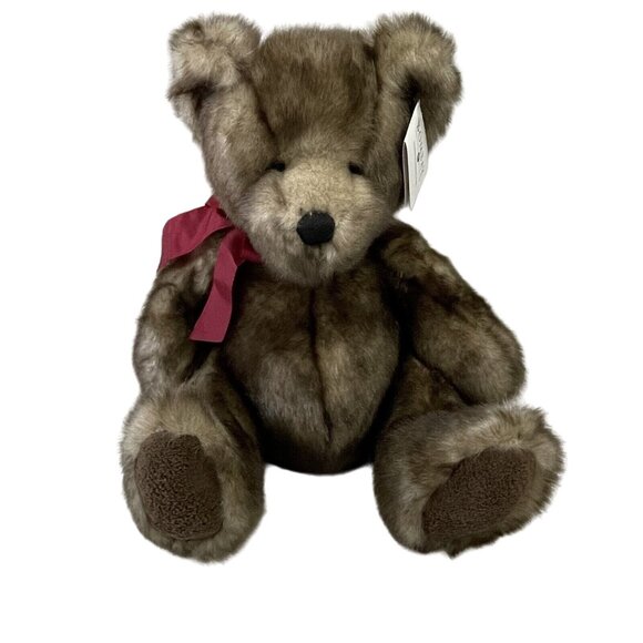Exclusive Bombay "Danny" Plush Brown Teddy Bear Stuffed Animal 12" Russ Berrie - Picture 1 of 5